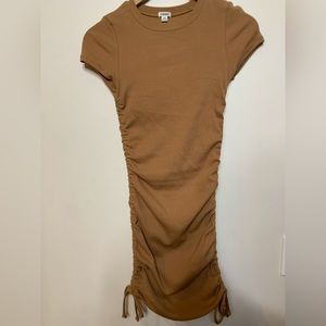 Garage ruched t-shirt dress, size small